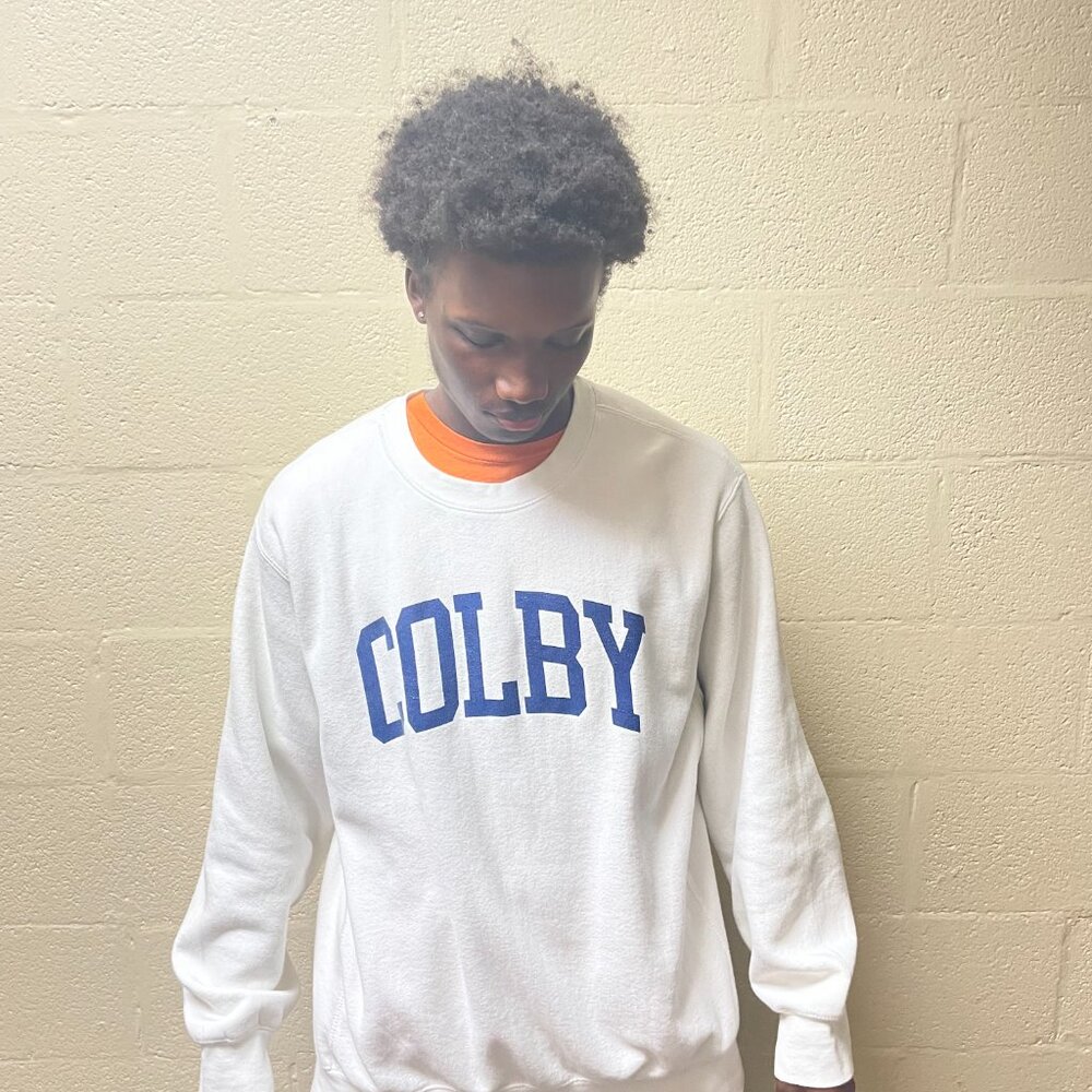 White Hoodie L